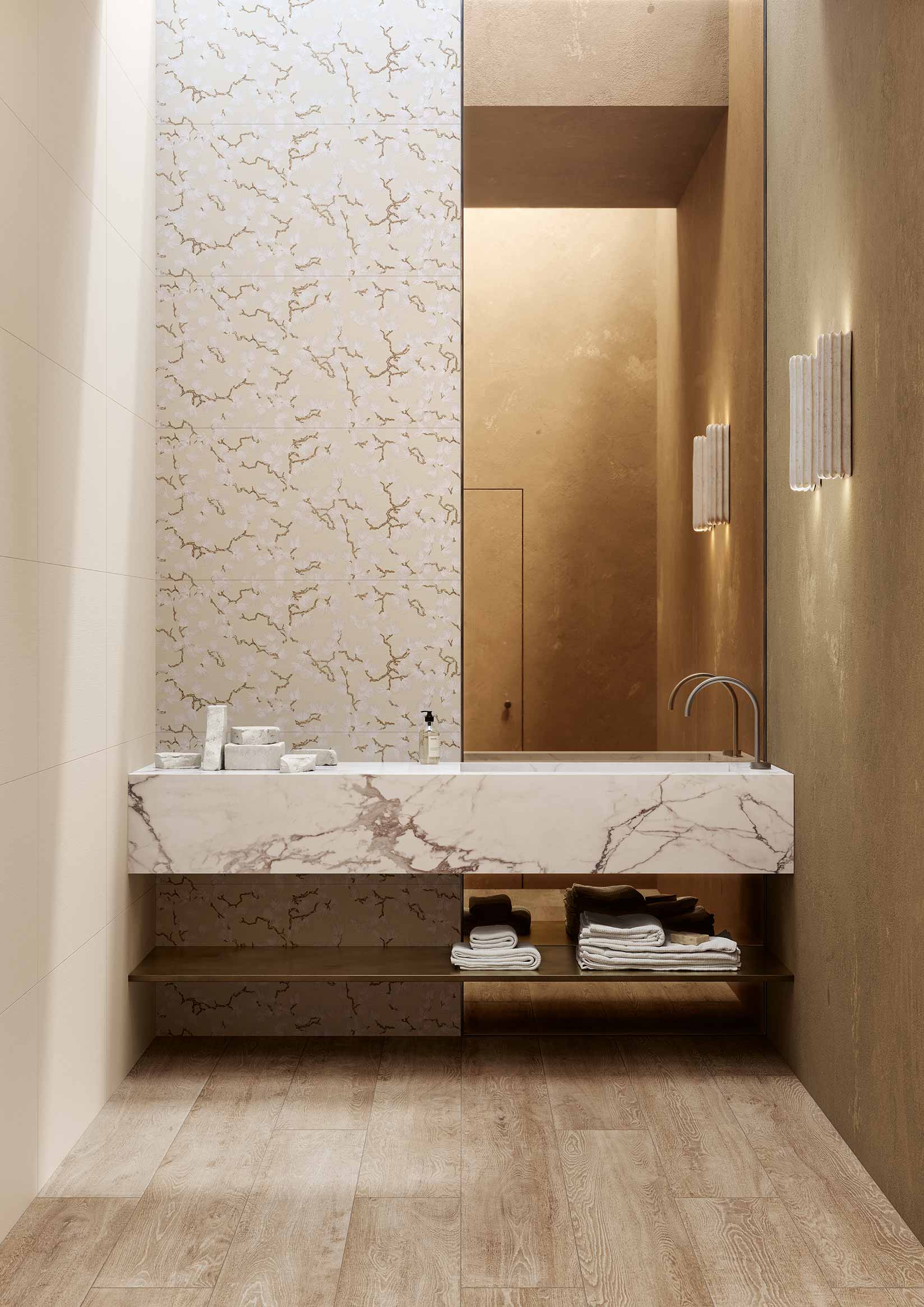 Papel pintado cerámico